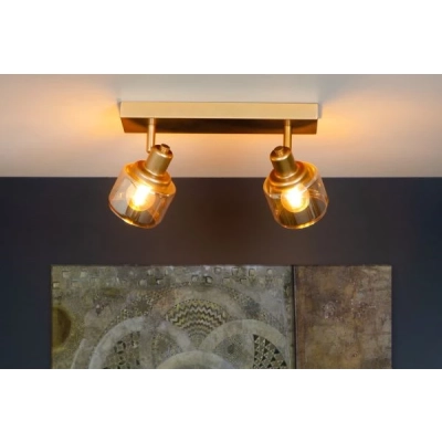 lafabryka.pl Lampa sufitowa gold 2xE14 spot BJORN 77979/02/02 Lucide